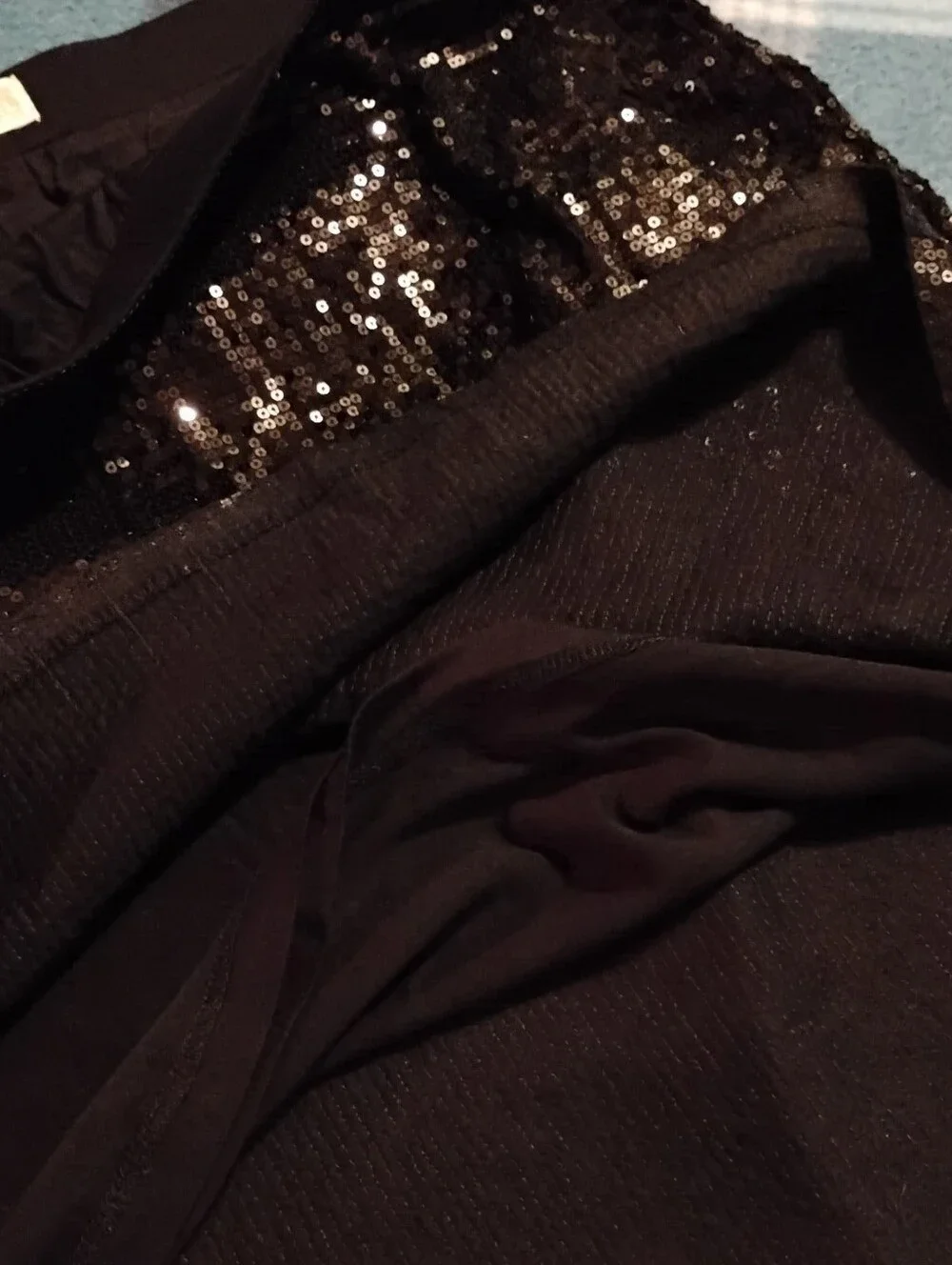 Michael Kors Black Sequin Mini Skirt